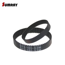 컨베이어 벨트 컨베어 콘베어 콘베이어 롤러 로라 SUMRAY-S3M 타이밍 벨트 3m-183 186 201 207mm 모터, 02 15mm_08 S3M207-69T