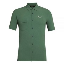 Salewa 살레와Mens Puez Minicheck 2 Dry SS Shirt