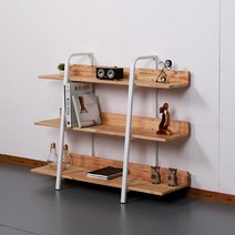 로이튼 원목 책장식장 3단 1200, 블랙