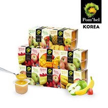 폼벨퓨레 과일퓨레 혼합구성 8팩 100g 32개, 상세설명 참조, 사과바나나딸기 4팩 + 사과망고 4팩