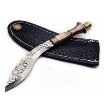 칼블럭 싱크대 휴대용 거치대 세트 보관함 Brass Camping Knife Sharp Self-defense Gift Key Chain Pendan, 02 Red copper