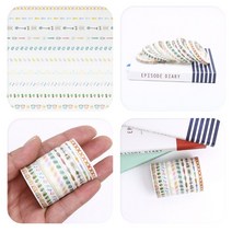 일상의 즐거움 데코 디자인 마스킹테이프 10종 다꾸 마테 다이어리꾸미기 미술수업10p, 상세페이지 참조, 상세페이지 참조, 상세페이지 참조