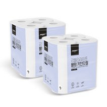 [익일출고] 강블리 천연펄프 키친타올 150매 4롤, 2팩