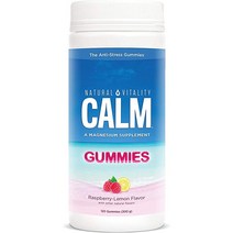 네츄럴 바이탈리티 캄 마그네슘 라즈베리 레몬 맛 120구미 / Natural Vitality Calm Magnesium