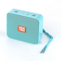 원래 브랜드 TG166 스피커 휴대용 블루투스 무선 사운드 바 야외 HIFI 서브 우퍼 지원 TF 카드 FM 라디오 Aux, Green