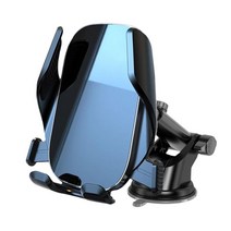 GHSHOP 자동차 전화 홀더 크래들 쉬운 클램프 기계식 잠금 중력 스탠드 에어 벤트 클립 휴대 전화 용 핸즈프리 탐색, 93.7x107.6x50.2mm, ABS 실리콘, 검은색