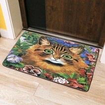 펫드라이룸 반려동물 반려견 드라이기 동물 고양이 그림 바닥 매트 미적 예술 디자인 침실 침대 앞의 건조 발 카펫 러그 직사각형 애완, [01] 100x160cm, [05] 5