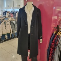 샤트렌 [이민정 착용상품] 베이직한 컬러감과 디자인으로 데일리 코디하기 좋은 테일러드 카라 싱글버튼 여성 하프라인 코트