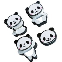 4 개/대 쿠키 케이크 절단 금형 플라스틱 케이크 커터 과자 베이킹 금형 러블리 팬더 비스킷 금형, type1