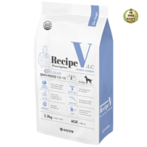 라이브잇 유한양행 Recipe V 반려견 처방식사료, 13개, 1.2kg, 알러지+피모
