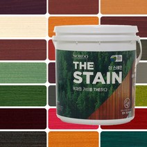 수성 오일 스테인 방무목 원목 코팅 목재 갈색 우드 페인트 1리터, 겨자, 1L, 1개