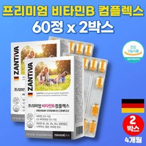 독일 코스트코 비타민 b b군 b3 b5 b6912 복합제 cobalamin pyridoxine pantothenic acid 판토텐산 영양제, 2박스