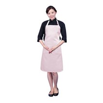 음식점 업소용 주방이모 방수앞치마 핑크 에이프런