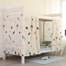 SKANDSALO 기숙사 2층침대 암막커튼 숙면 필수 완소템 항공배송, 오렌지 1 장