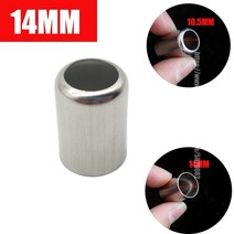 호스압착기 고압 농약호스 터미널 압착 고압 호스 크림프 공구 50 개 팩 스테인리스 스틸 슬리브 파이프, 06 14mm