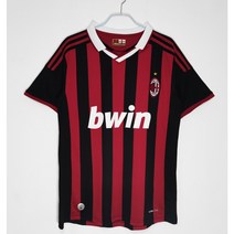 이탈리아 세리에A 전 리그 AC 국미 복고 유니폼 라치오 복고 축구복 유니폼 대리 발사, 2009/10시즌 AC밀란 홈 빈티지