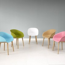 DSP 국내생산 아미 인테리어의자 고정형 카페의자 업소용의자, 그레이(패드없음)