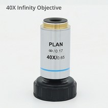 초정밀 광학 전자 디지털 현미경전문 무한대 계획 대물 무색 올림푸스 현미경 용, 06 Infinity 40X