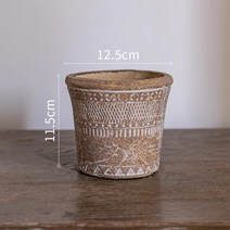 아프리카 토분 행잉 화분 분갈이 대형 소형 유니크 보헤미안 빈티지 엔틱 인테리어 홈가드닝, E