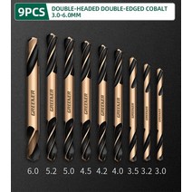 pcb 드릴 비트 0.1 0.2 0.5 0.2mm 인쇄회로 드릴비트 마이크로 3d 프린터 챔버 uv인쇄기 녹색 오거 코발트 울트라 하드 철 링 3.0-6.0mm 가있는 175, 3.0-6.0mm 9개