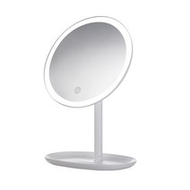 조단앤쥬디 원형 트레이 베이직 메이크업 탁상거울, 베이지