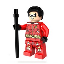 저스티스리그 DC 미니피규어 레고 호환블럭 커스텀 블럭 장난감 생일선물 키덜트 슈퍼맨 배트맨 원더우먼, 011. 로빈