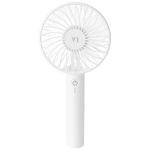 힉스코리아 V1 휴대용 선풍기, V1-F2400, 화이트