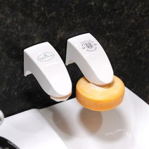 황금손 비누홀더, 화이트, 2개