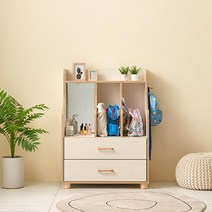 안전한 EO등급 아이건강한 학용품 수납장 자취방 앤틱, 크림화이트