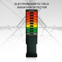 EMF 측정기 전자기장 EMF 가우스 측정기 모니터 환경 검출기 8 LED 미터, 한개옵션0