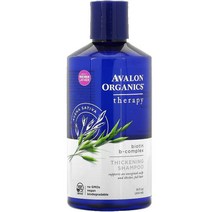 Avalon Organics 모발 샴푸 비오틴 B-복합체 테라피 414ml(14fl oz)