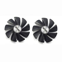 2PCS 95MM CF1015H12D 사파이어 Radeon RX 470 쿨러 팬 480 580 570 RX580 RX480 게임비디오 카드 냉각, CHINA_2pcs black fan