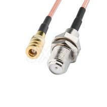 케이블 F 암-SMA SMB MCX MMCX 수 어댑터 피그 테일 RG316 확장 동축 점퍼, 02 F F to SMB F_05 30CM