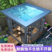 조립식 야외바베큐장 옥상 정원 야외테라스 원두막 정자 야외 파빌리온 안뜰 알루미늄, 04 실입금을 측정하여 물품 대금을