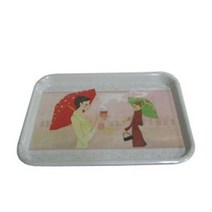 멜라민 쟁반 서빙 트레이 가정 과일 직사각 소 바구니 플라스틱 업소용 카페 주방 손잡, 본상품선택