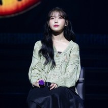 아이유 니트 가디건 카디건 코튼 숏 스타일