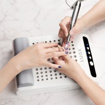 네일 흡진기 더스트석션 미니 제거 국소배기장치 먼지흡입기 집진기 젤네일, 화이트
