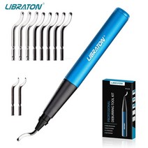 제주 Libraton 디버링 도구 11 개의 고속 강철 블레이드 360 회전 키트, 01 Deburring Tool Kits