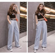 썬왕 여성 빅사이즈 청바지 밴딩 ~3XL