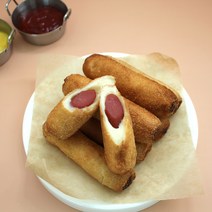 아이들간식 찹쌀 핫도그 치즈볼 미니핫도그 건강간식 유치원간식, 찹쌀빅도그 완제 14입