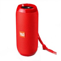 lg 블루투스 누구 스피커 TG117 듀얼 다이어프램 무선 스피커 야외 휴대용 방수 카드 재생 지 라디오, 빨간색