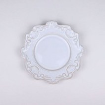 온나 바로크 샐러드그릇 브런치 접시 플레이팅, 대형