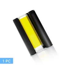 핸드폰 사진 인화기 포토 프린터 샤오미 스티커사진기 labelwell 컬러 잉크 및 용지 세트 canon selphy 컴팩트 cp1200 cp1300 cp910 cp900 kp, 잉크 카세트 1개