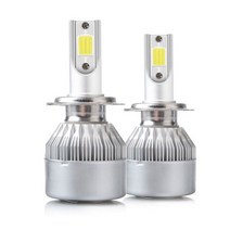 자동차 차량용 차량 LED 전조등 안개등 헤드라이트 교체 부품, 5.H7 2개입