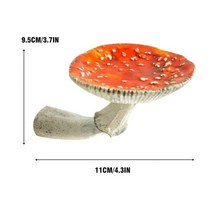 빈티지선반 벽걸이선반 사다리선반 버섯 홀더 선반 크리에이티브 플로팅 수지 공예 랙 벽걸이 골동품 침실 거실, B