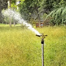 [자동스프링쿨러] 이동식스프링쿨러 정원 농사 관수 자동 점적 물주기 물뿌리개 밭 분사기 분무기