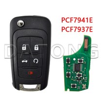 원격시동 스마트키 복사 경보기 차키 순정 버튼 자동차 Datong World Car Remote Key 쉐보레 크루즈, 08 5 BT PCF7941 7937_01 315MHz