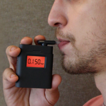 디지털 음주측정기 휴대용 알코올 테스터 감지기 알콜 셀프, 0.029 음주측정기