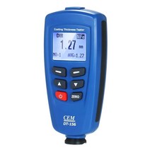 Fe/NFe Paint Thickness Gauge Meter CEM DT-156 LCD Car Depth 01250μm, 01 Dark blue