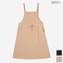스파오 스파오 (QR) 린넨 오버롤 원피스_SPOW937G92